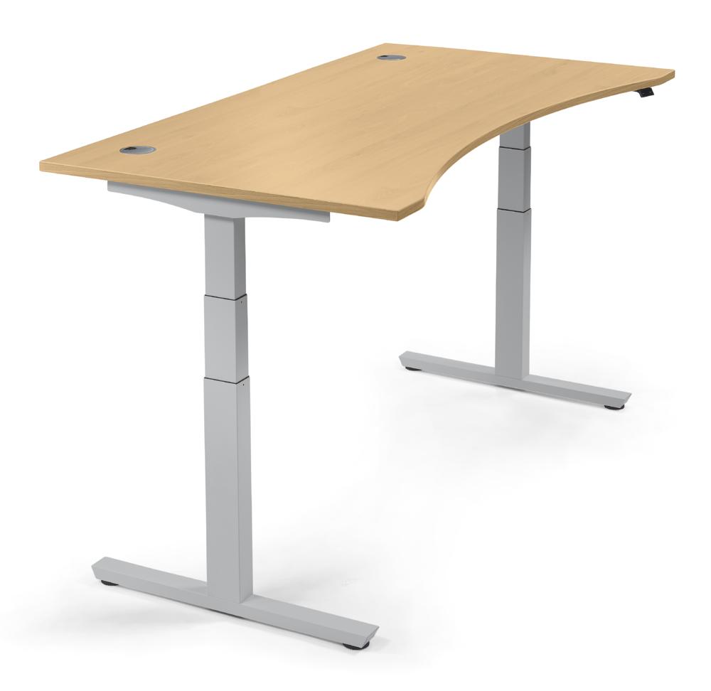 Zit-/stabureautafel cockpit PROFI MODUL | beukdecor | 2000 | aluzilver