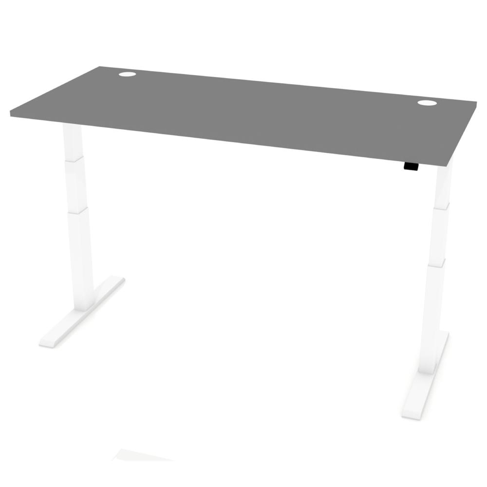 Zit-/stabureau Comfort EVO | antraciet | 1800 | wit