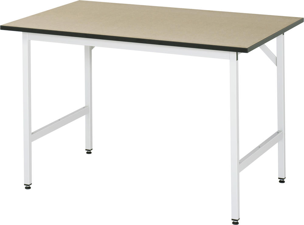 Werktafel SYSTEM VK3060, onderstel 1 | 1250 | 800 | Basic tafel | MDF-blad
