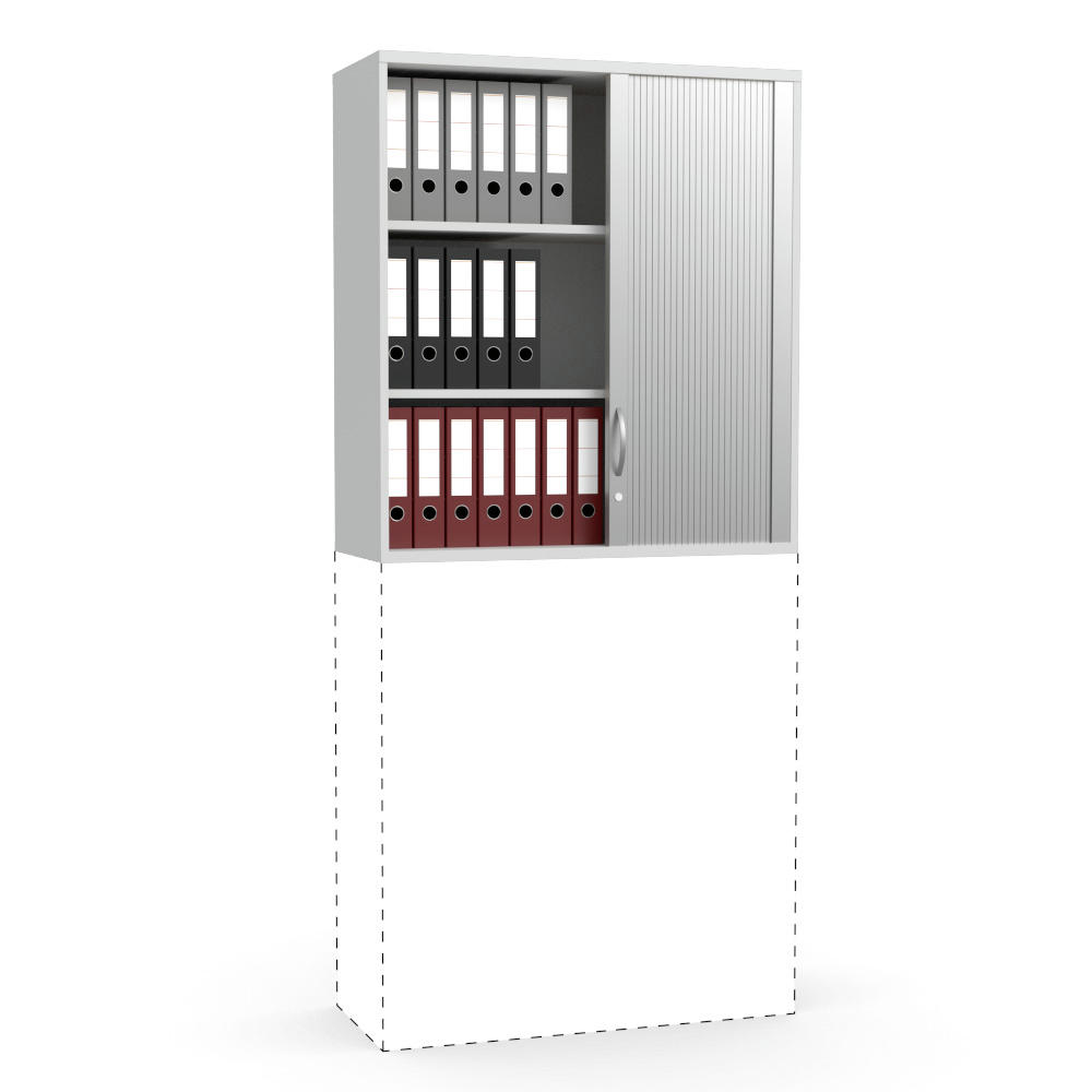 Opzetroldeurkast PROFI MODUL | lichtgrijs | 1000
