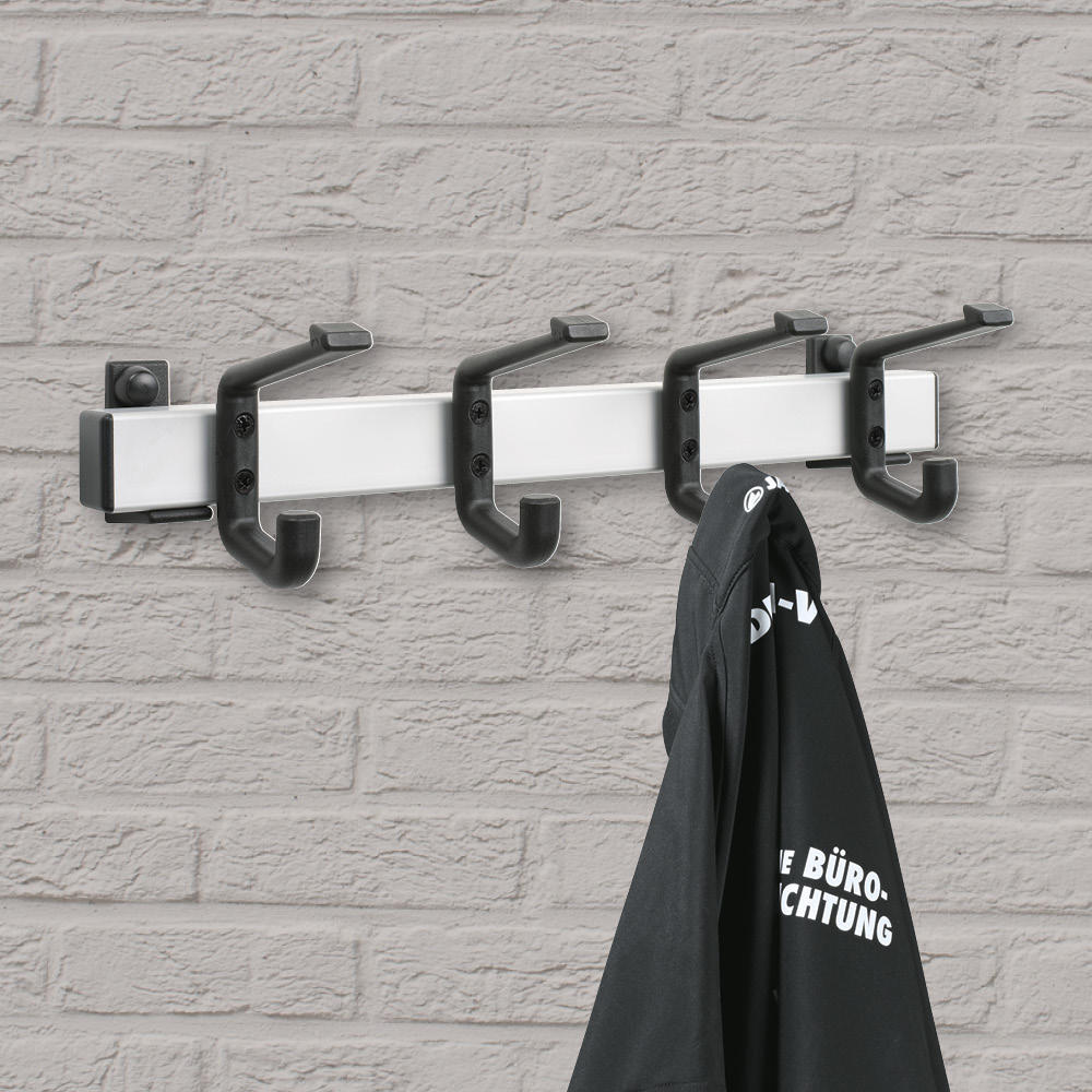 Wandgarderobe met 4 hoeden- en jashaken