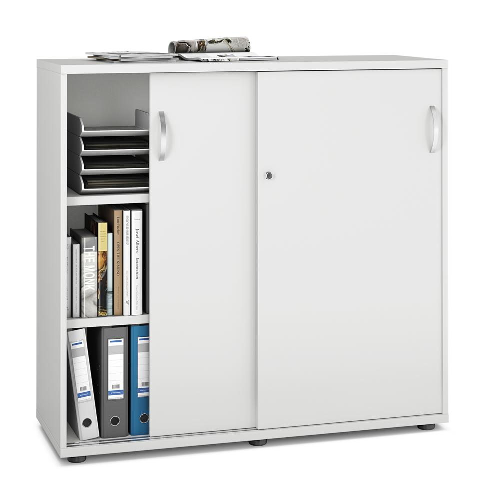 Schuifdeurkast MULTI MODUL-PRO | wit | 1200 | 1140 mm (3 OH)