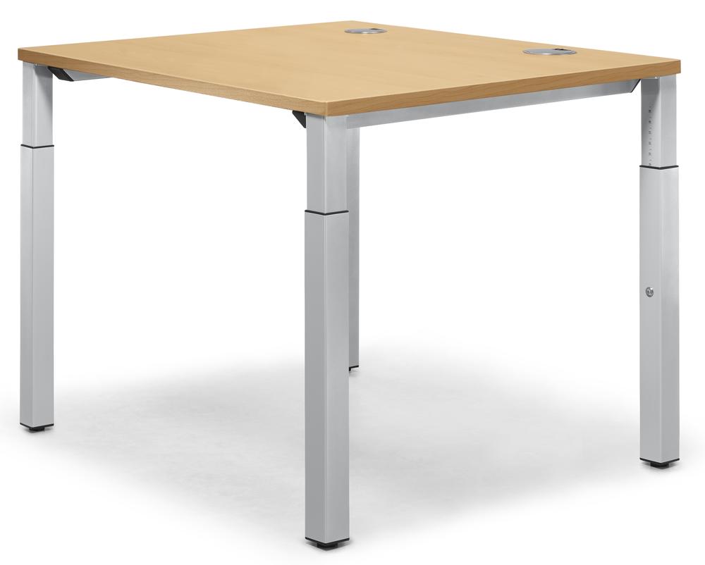 4-poot bureautafels rechthoekig BASE LINE | beukdecor | 800