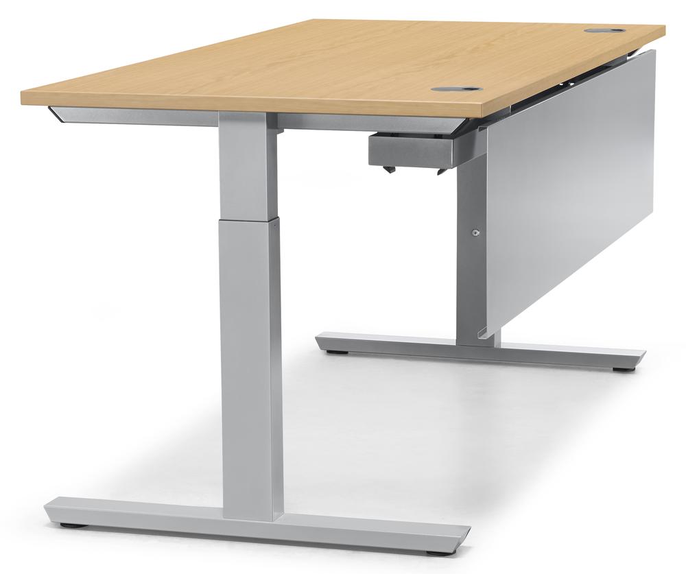 Bureau PROFI MODUL | beukdecor | 1200 | aluzilver