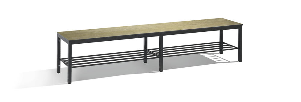 Bank zonder rugleuning Basic Plus | eikdecor | 1960 | Zonder rugleuning | vrijstaande zitbank | met schoenenrooster