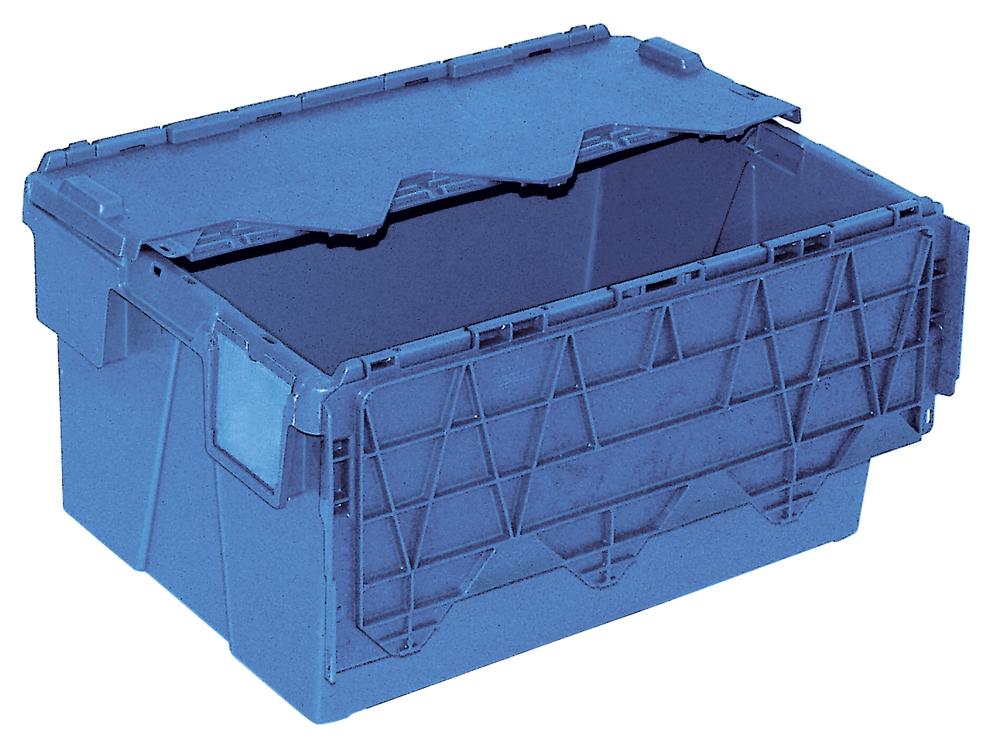 Herbruikbare eurobak met klapdeksel | B 400 x H 305 x L 600 mm | 54,00