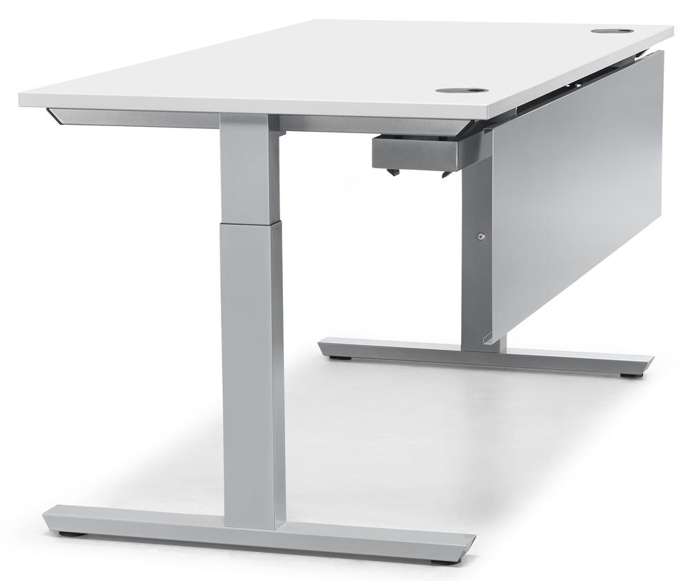 Bureau PROFI MODUL | wit | 1600 | aluzilver