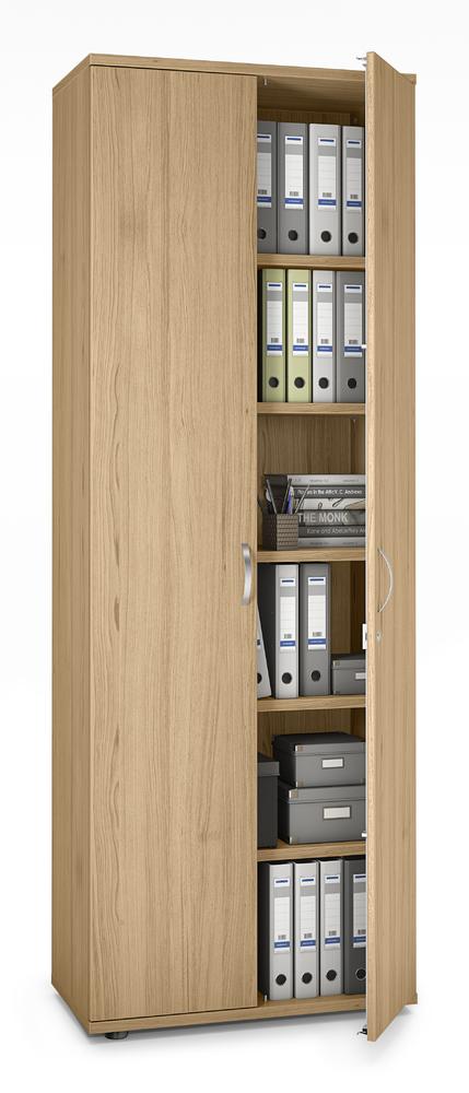 Draaideurkast PROFI MODUL | licht eik | 800 | Deurstop midden | 2250 mm (6 OH)
