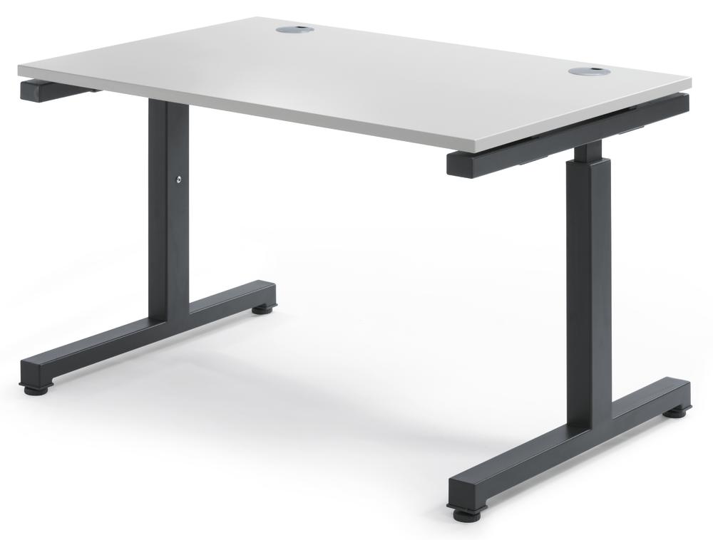 Bureau Comfort 2.0 MULTI MODUL | lichtgrijs | 1200 | antraciet