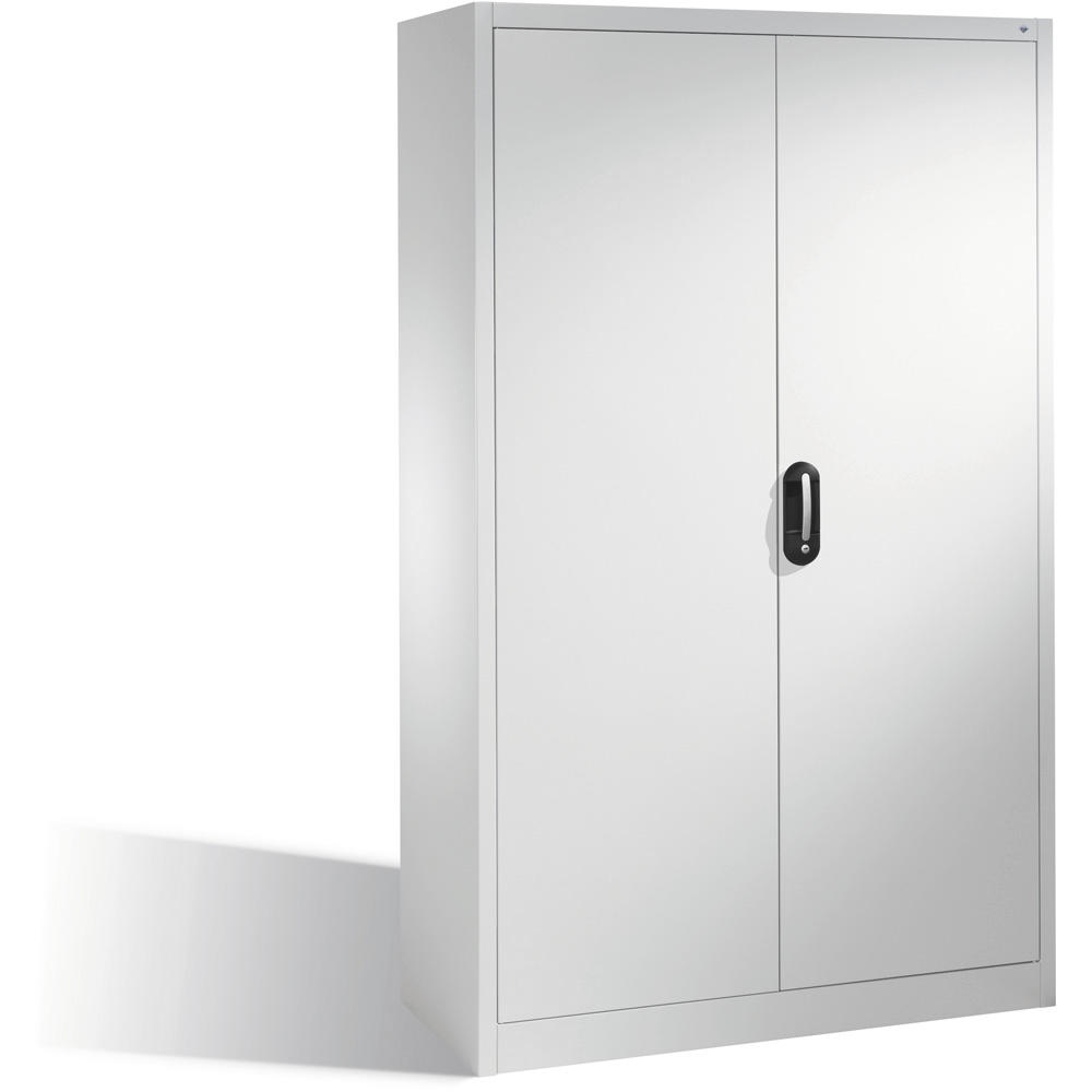Kantoorkast met draaideuren, staal ERGO LOCK 4 | lichtgrijs RAL 7035 | 1200 | 400