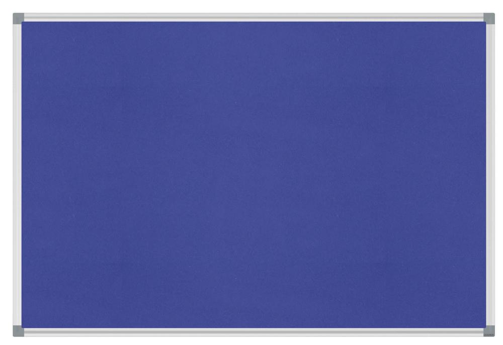 Prikbord DELTA-BOARD | blauw | 900 | 1800 | voelde