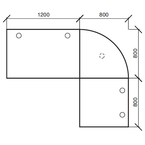 Hoekcombinatie Basic 2.0 MULTI MODUL | wit | 2000 | 1600 | antraciet