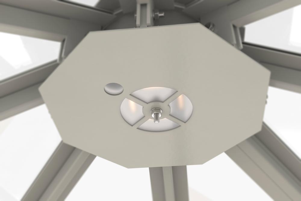 Meerprijs voor ledplafondlicht | grijswit RAL 9002