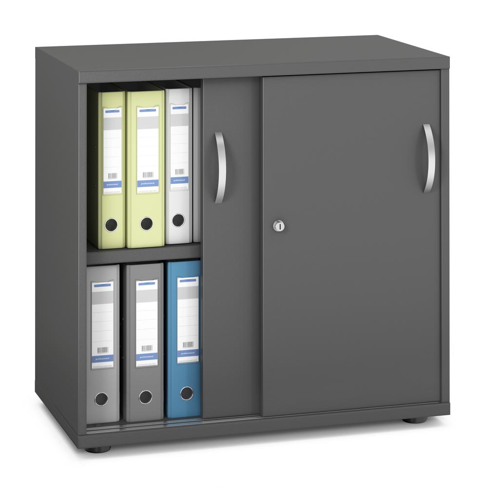 Schuifdeurkast PROFI MODUL | antraciet | 800 | 780 mm (2 OH)