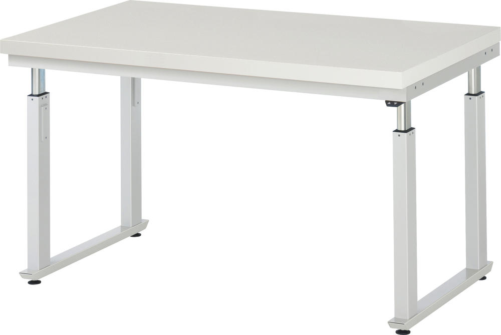 Werkbank SERIE E6 - max. belasting 600 kg | 1500 | 900 | hard laminaat | 600