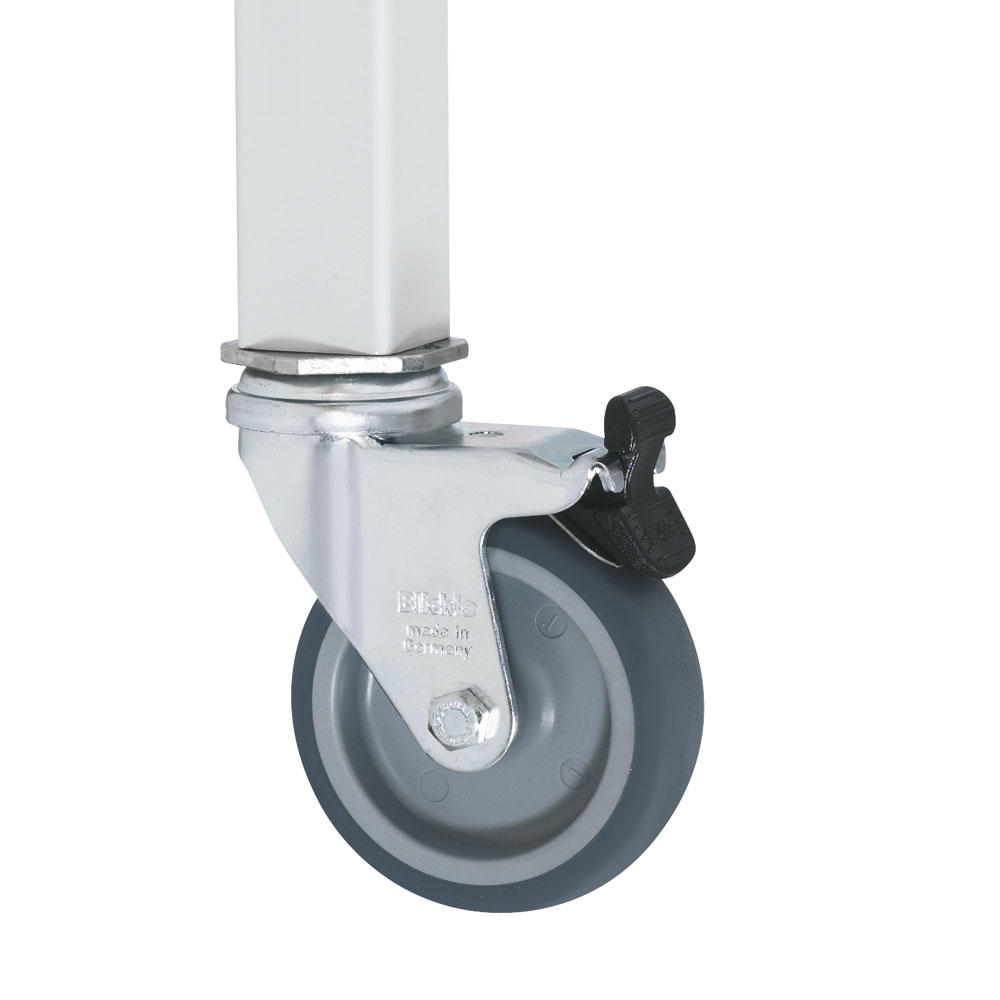 Wielenset voor werktafel System VK3060,onderstel 1
