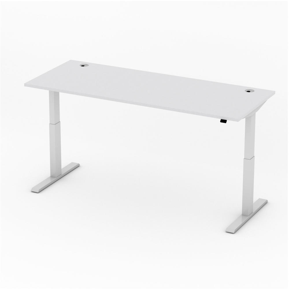 Zit-/stabureau Basic EVO | lichtgrijs | 2000 | aluzilver | 715-1205