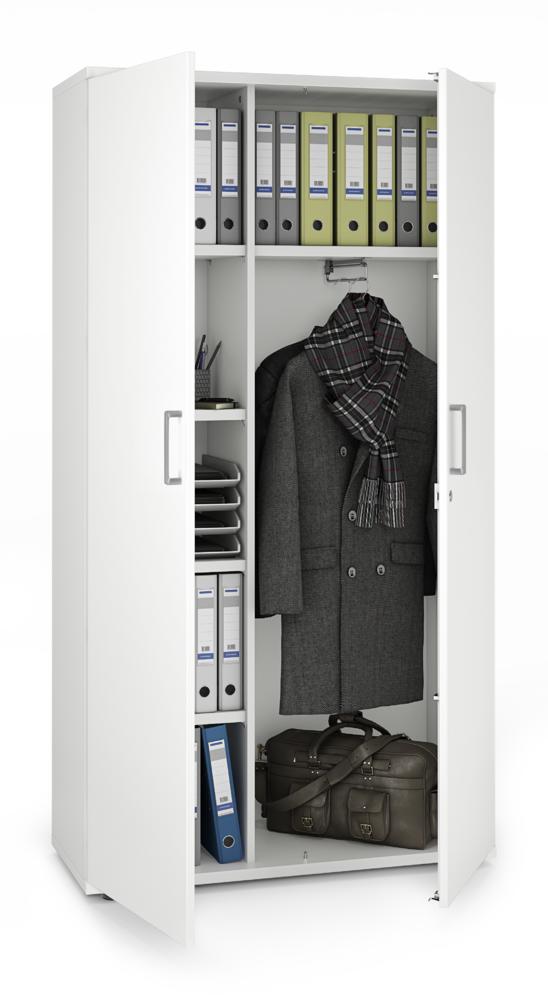 Garderobekasten MULTI MODUL-PRO | wit | 1000 | 1890 mm (5 OH)
