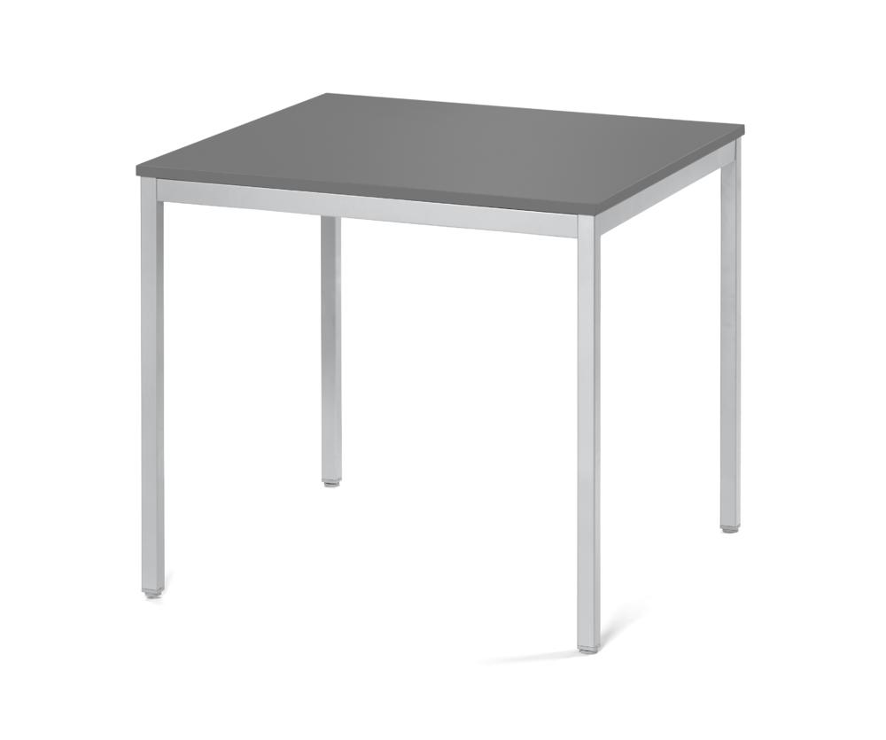 Konferenztisch BASE LINE-PRO | antraciet | 800 | 800 | aluzilver | rechthoek