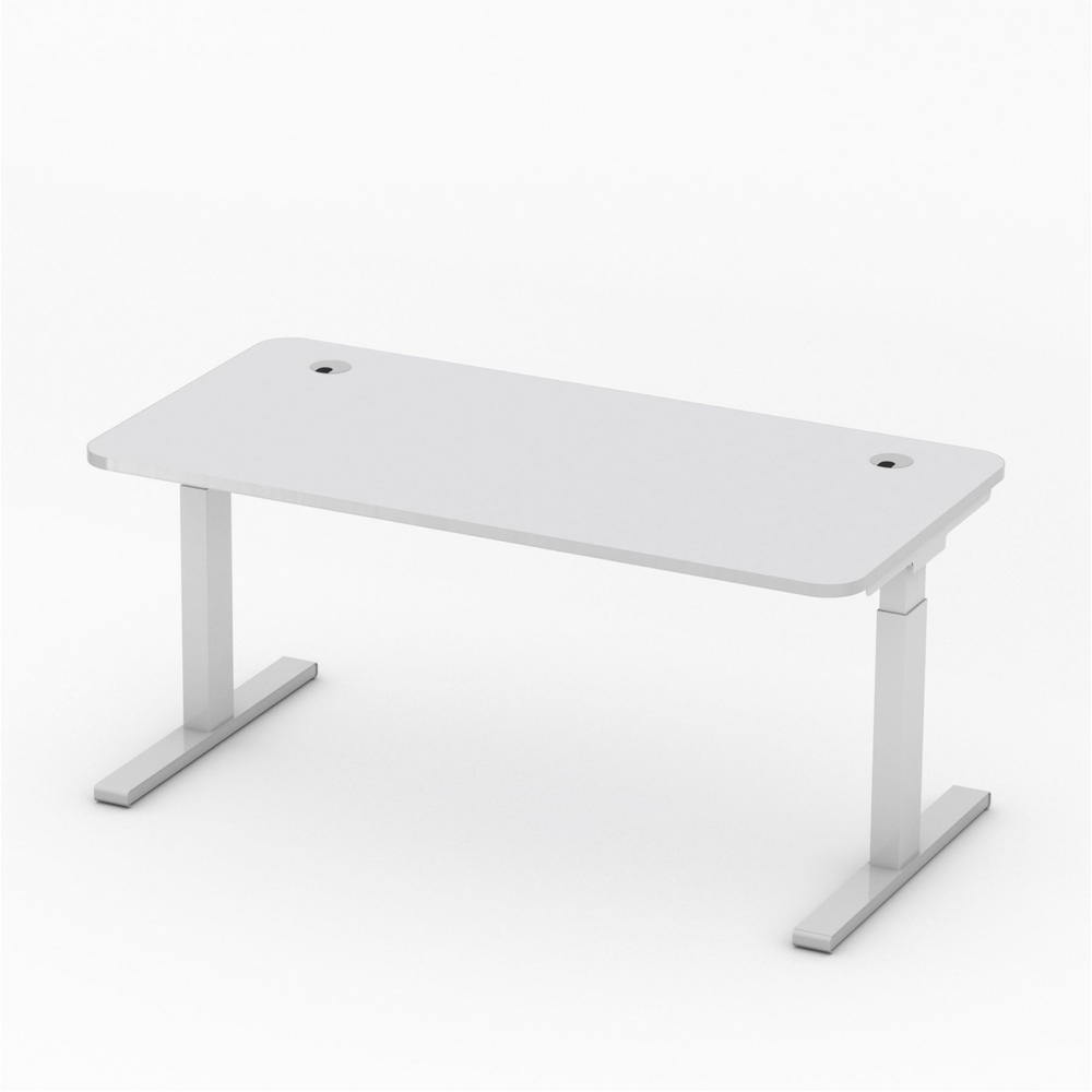 Bureau iMODUL | lichtgrijs | 1600 | rechthoek