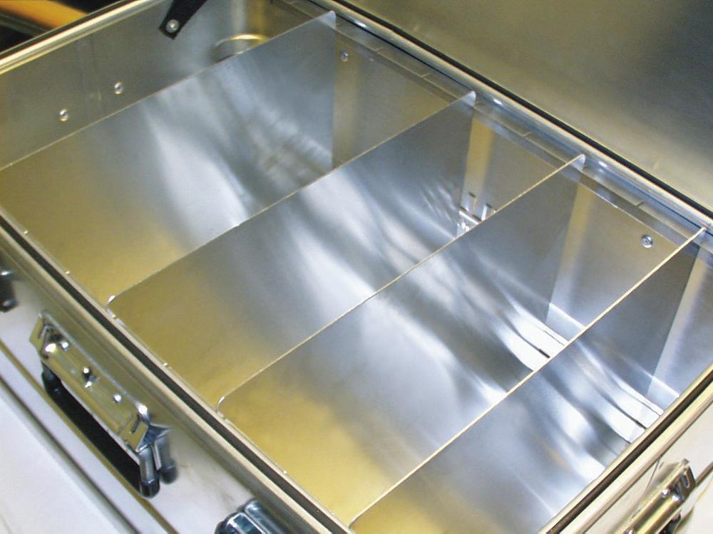 Set tussenschotten voor aluminium kisten