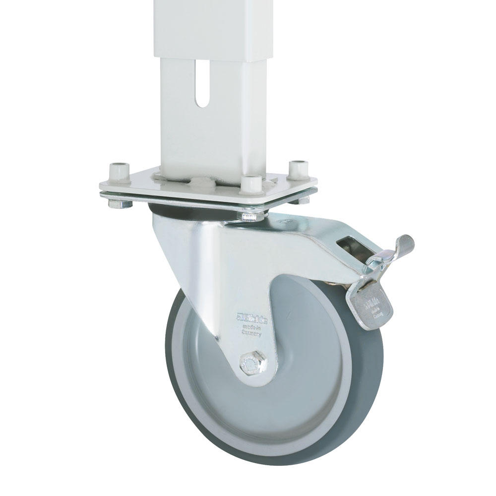 Wielenset voor werktafel System VK3060,onderstel 2