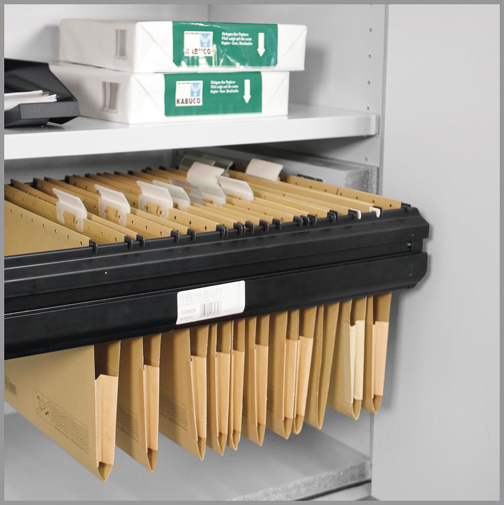 Uittrekbaar hangmappenframe incl. geleiding