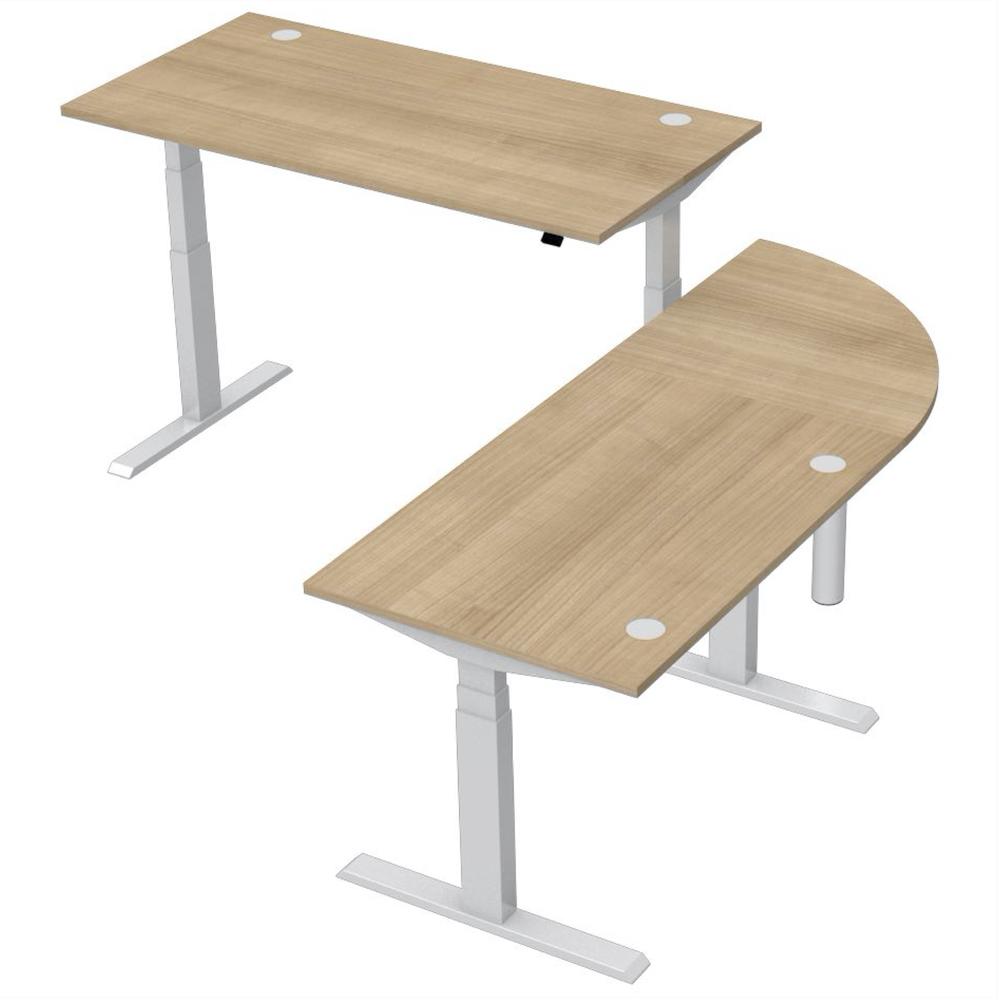 Verbindingsblad 1/4 cirkel SST | nootdecor | aluzilver | 90° hoek 1/4 circel