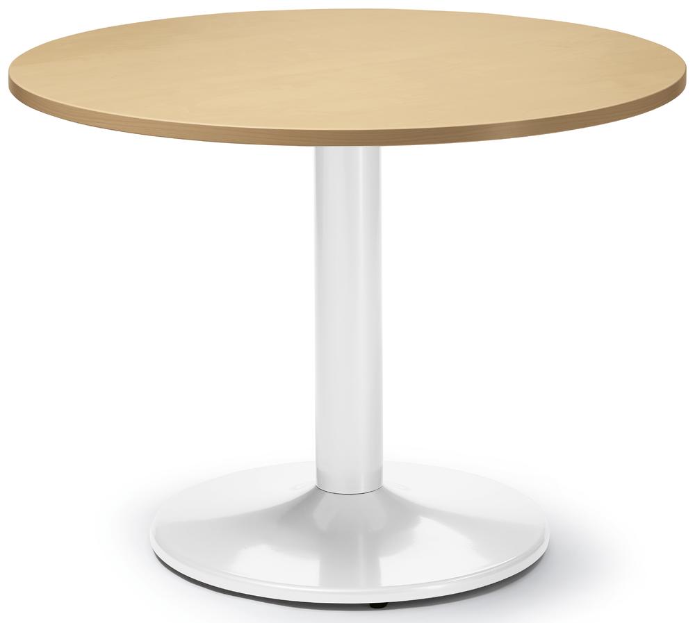 Vergader- en conferentietafel MODUL | beukdecor | wit RAL 9016 | 1000