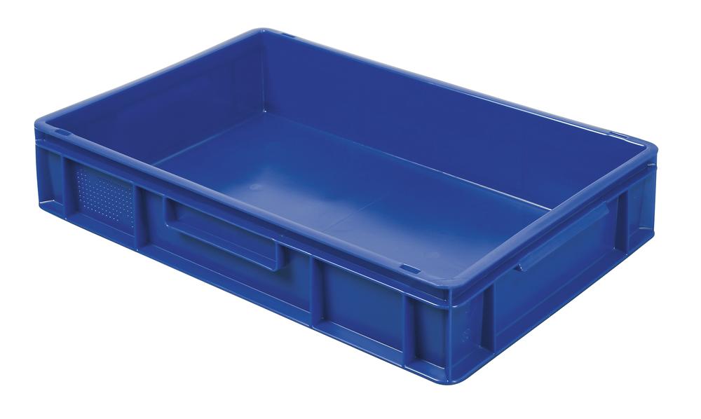 Stapelbare bak | blauw | 120 | 400 | 600 | gesloten