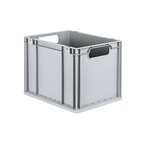 Professionele eurobox 432, compleet grijs | 320 | 300 | 400 | open greep