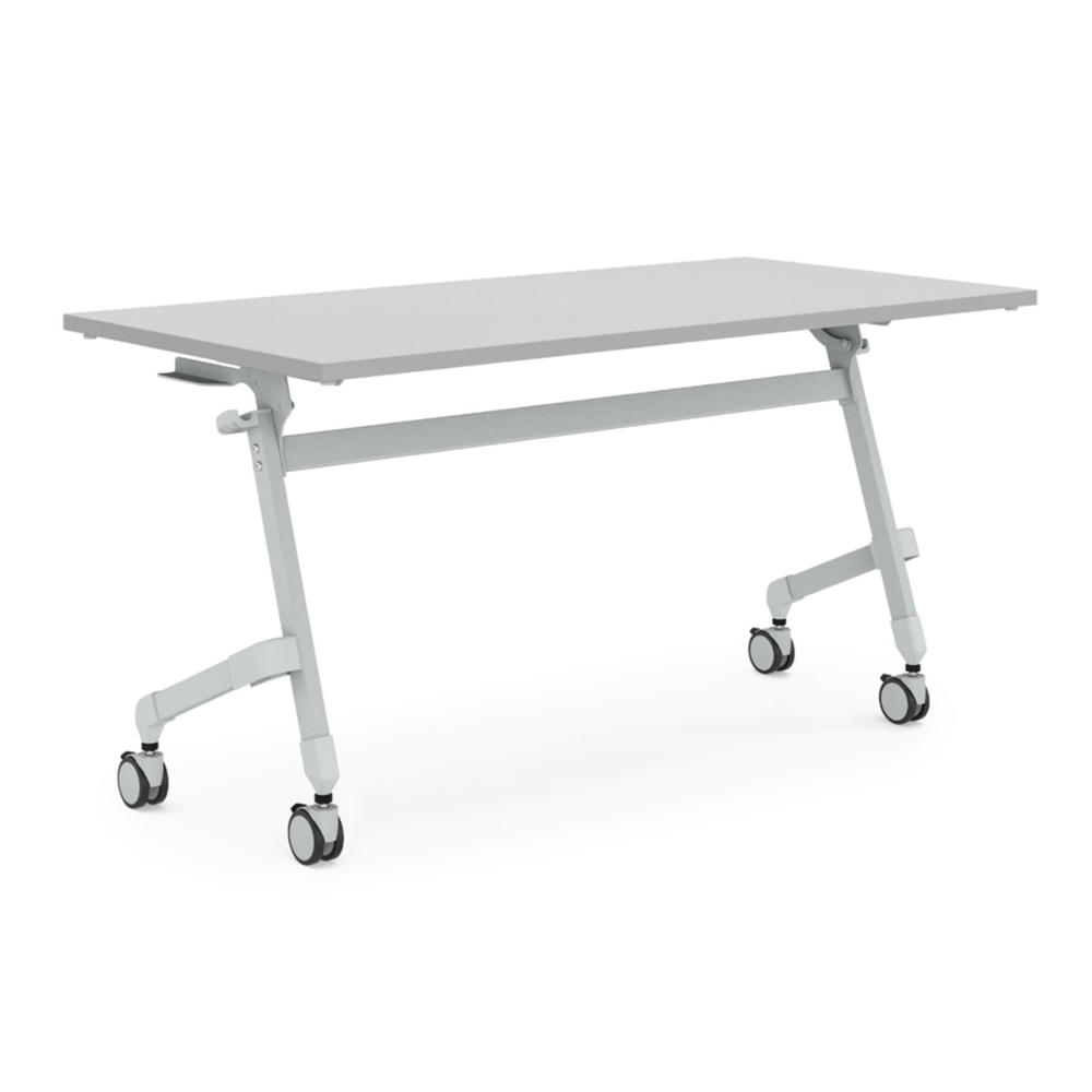 Mobiele klaptafel op wielen | lichtgrijs | 1200 | lichtgrijs RAL 7035