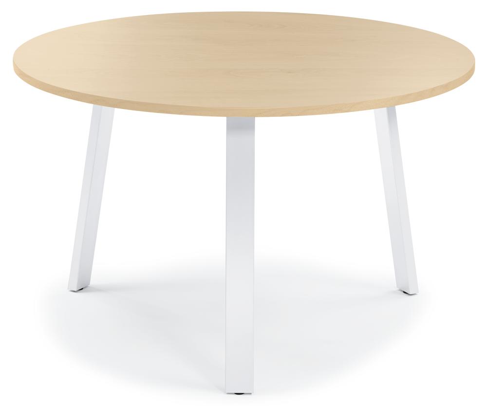 Conferentietafel DELTA RIO | esdoorndecor | wit RAL 9016 | 1200