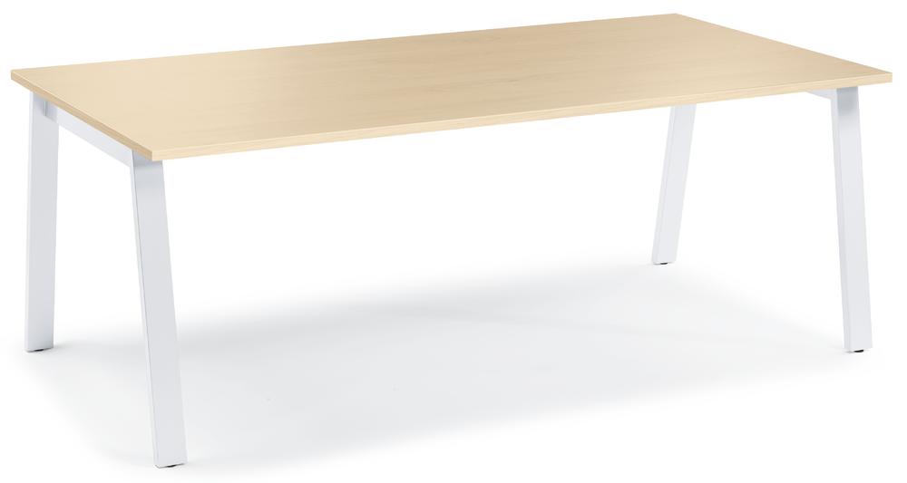 Conferentietafel DELTA RIO | esdoorndecor | 2000 | wit RAL 9016
