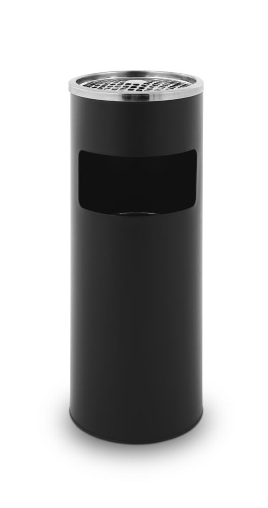 As-afvalbak Smokers Stand | zwart | rond