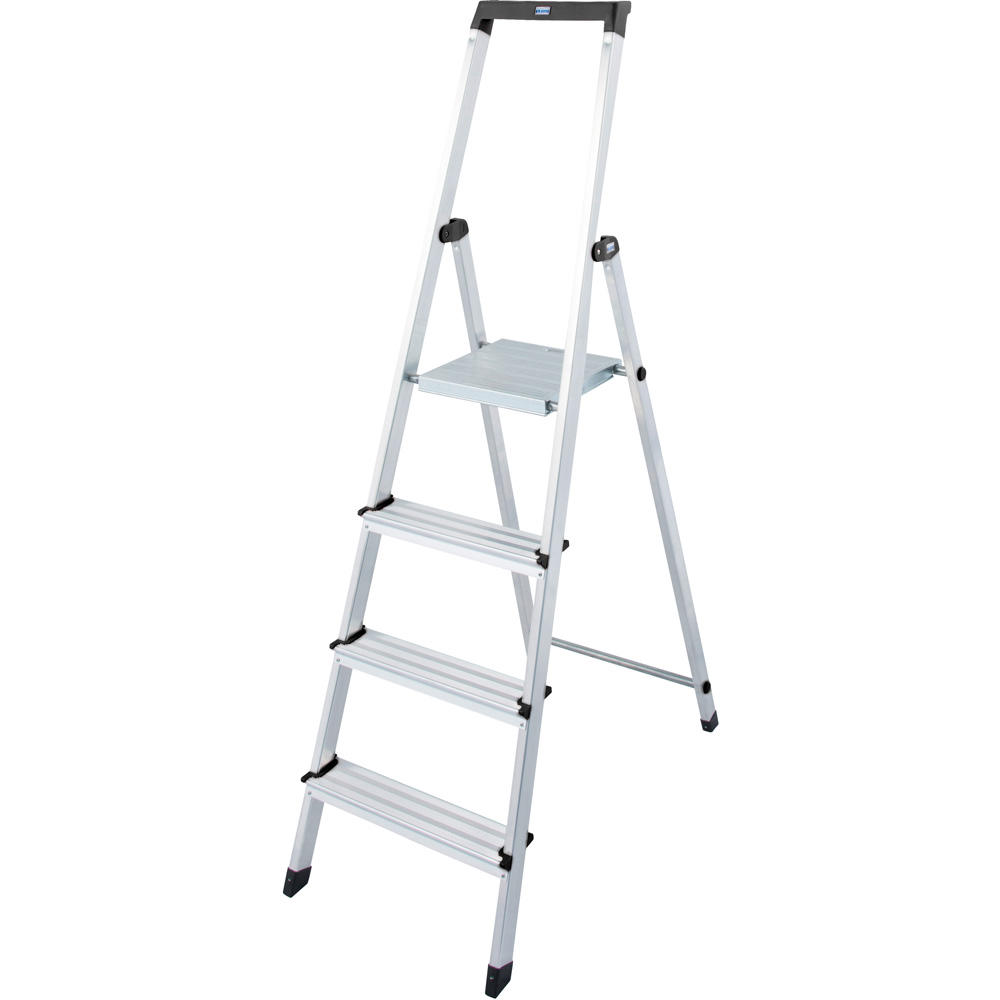 Trapladder met veiligheidsbeugel | 4 treden