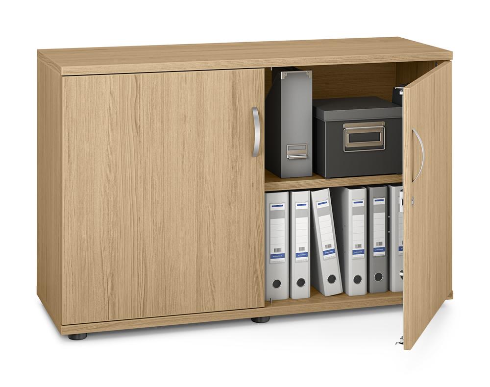 Draaideurkast PROFI MODUL | licht eik | 1200 | Deurstop midden | 780 mm (2 OH)