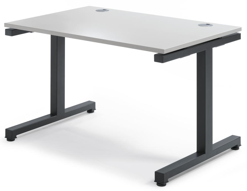 Bureau BASIC 2.0 MULTI MODUL | lichtgrijs | 1200 | antraciet
