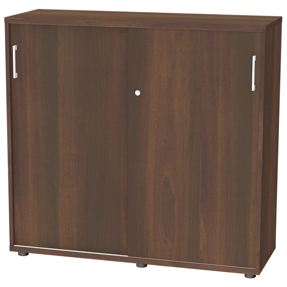 Schuifdeurkast MANAGEMENT 2 | nootdecor donker