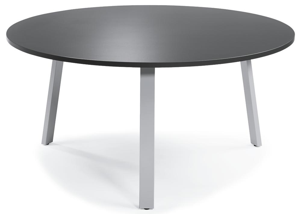 Conferentietafel DELTA RIO | antraciet | aluzilver RAL 9006 | 1500