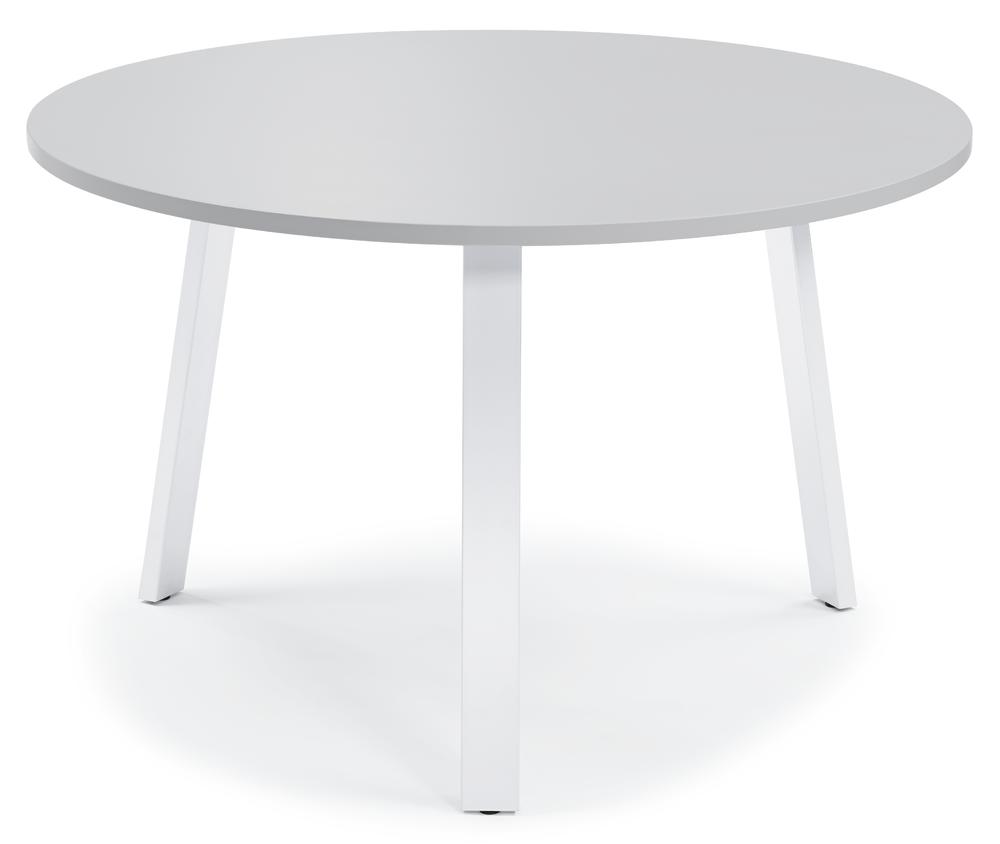 Conferentietafel DELTA RIO | lichtgrijs | wit RAL 9016 | 1200