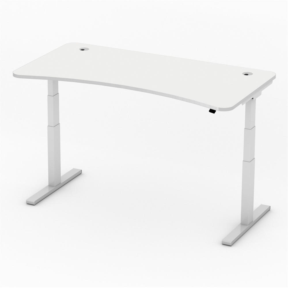 Hoogteverstelbare bureau iMODUL | wit | 2000 | cockpit