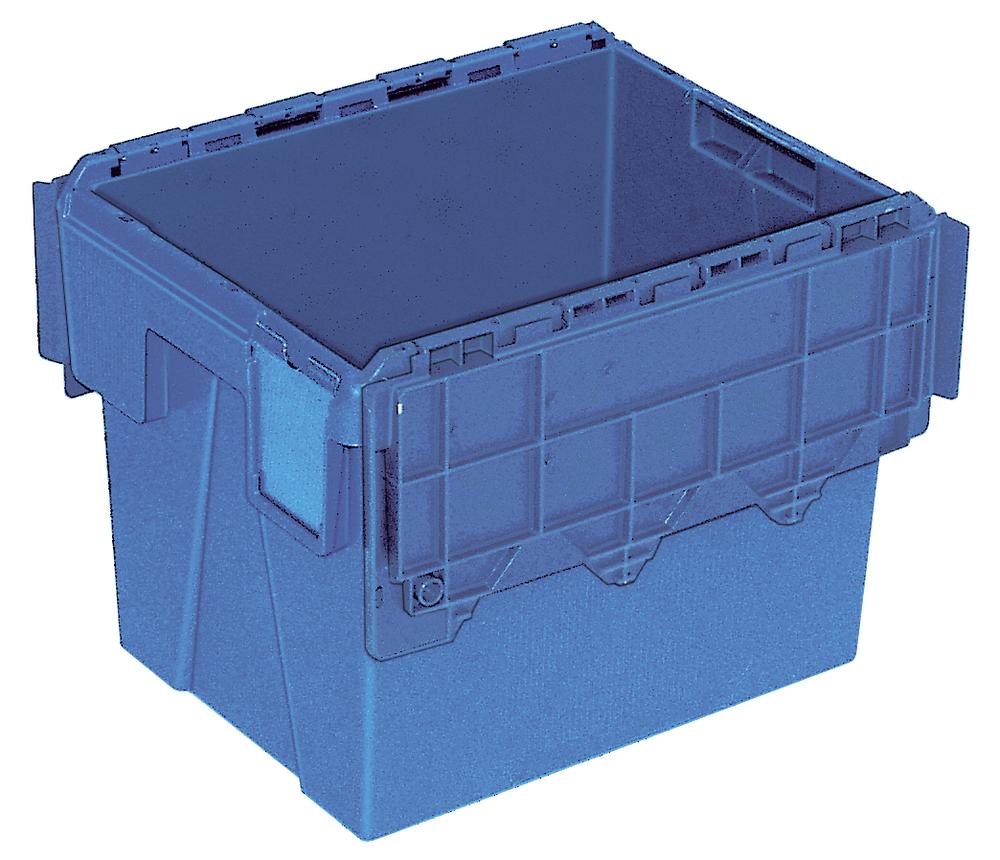 Herbruikbare eurobak met klapdeksel | B 300 x H 305 x L 400 mm | 25,00
