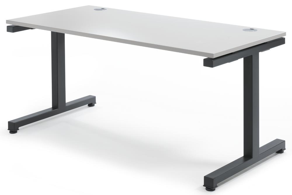 Bureau Comfort 2.0 MULTI MODUL | lichtgrijs | 1600 | antraciet