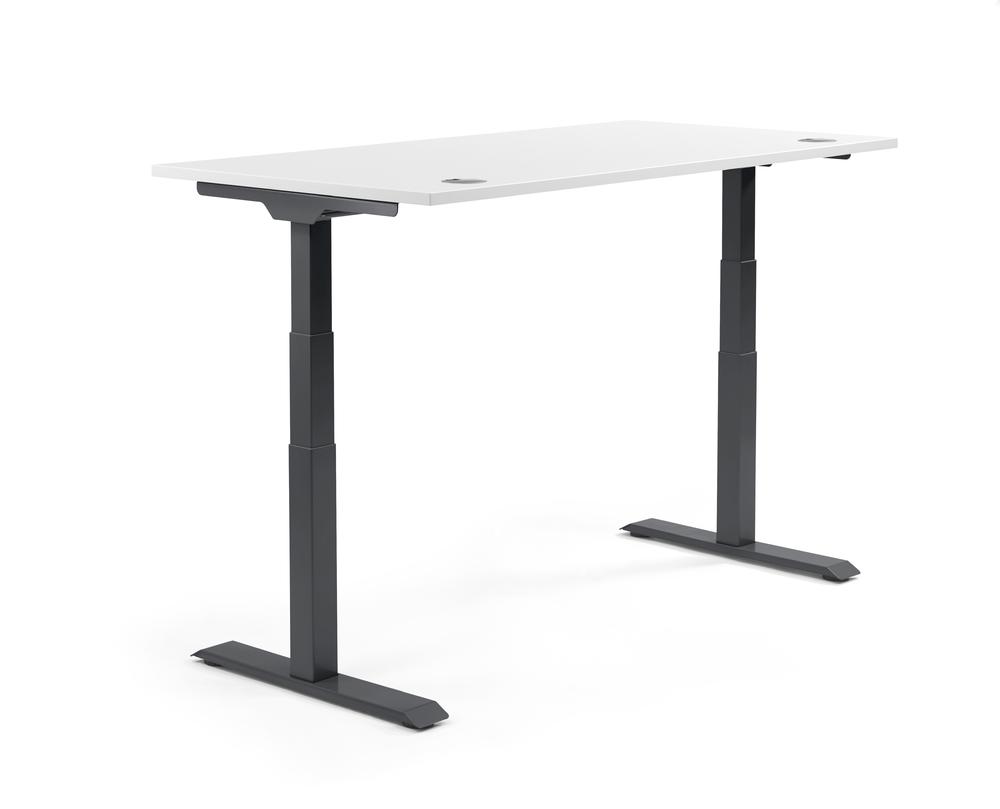Verstelbare bureau FLEX MODUL | wit | 1800 | zwart