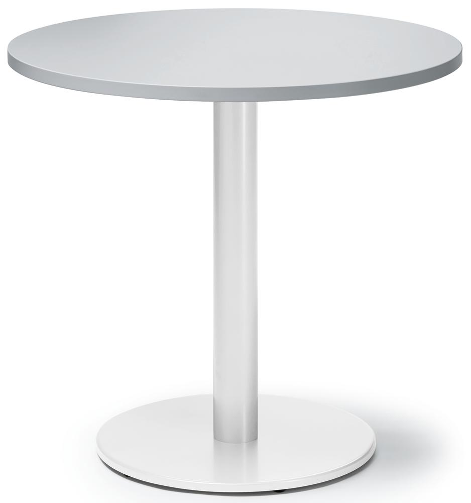 Vergader- en conferentietafel MODUL | lichtgrijs | wit RAL 9016 | 800