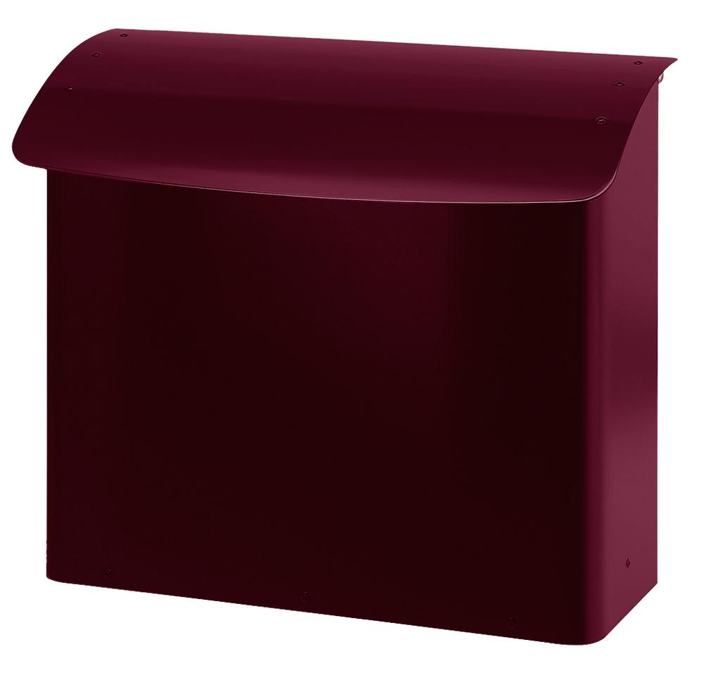 Wandbrievenbus San Marino plus, extra breed | bordeaux