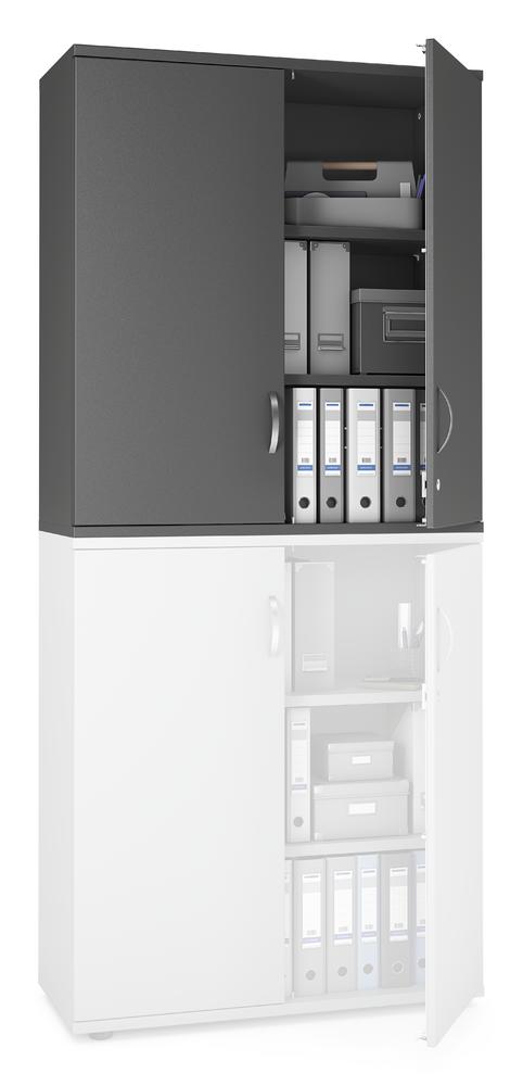 Opzetdraaideurkast PROFI MODUL | antraciet | 1000 | 1110 mm (3 OH)