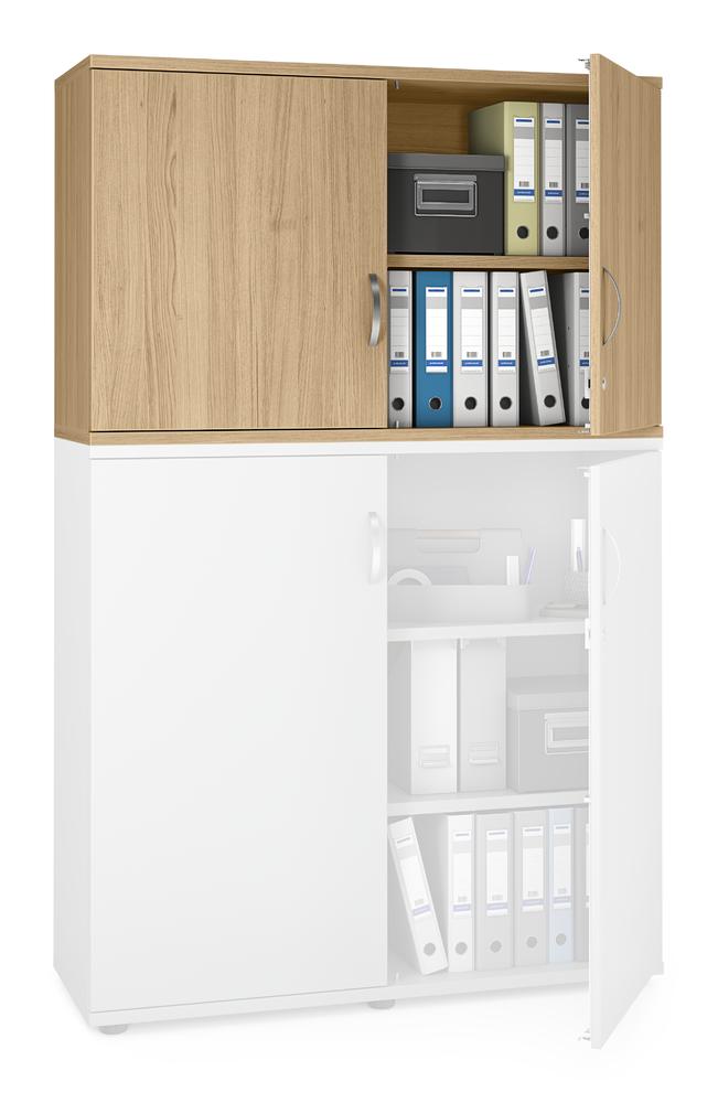 Opzetdraaideurkast PROFI MODUL | licht eik | 1200 | 750 mm (2 OH)