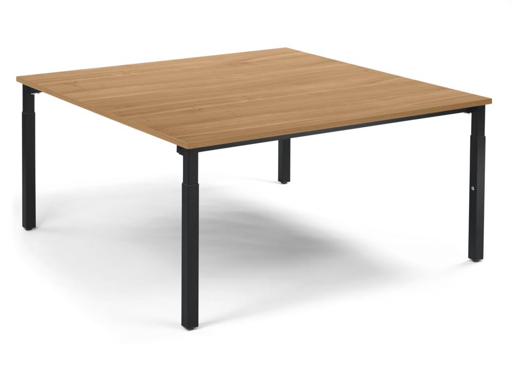 Konferenztisch System MODUL | nootdecor | 1600 | 1600 | zwart RAL 9005